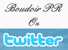 Boudoir PR services on twitter