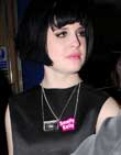 Kelly Obourne wearing www.punkypins.co.uk