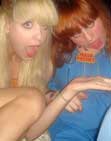 Peaches and Fifi wearing www.punkypins.co.uk