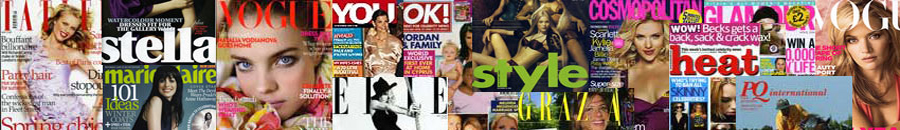 Some of the magazines we have placed client products in